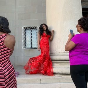 Prom dress beautiful and only worn once